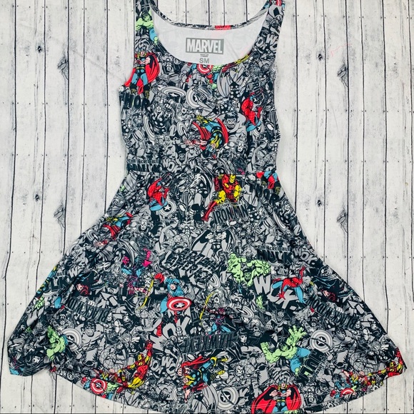 marvel skater dress